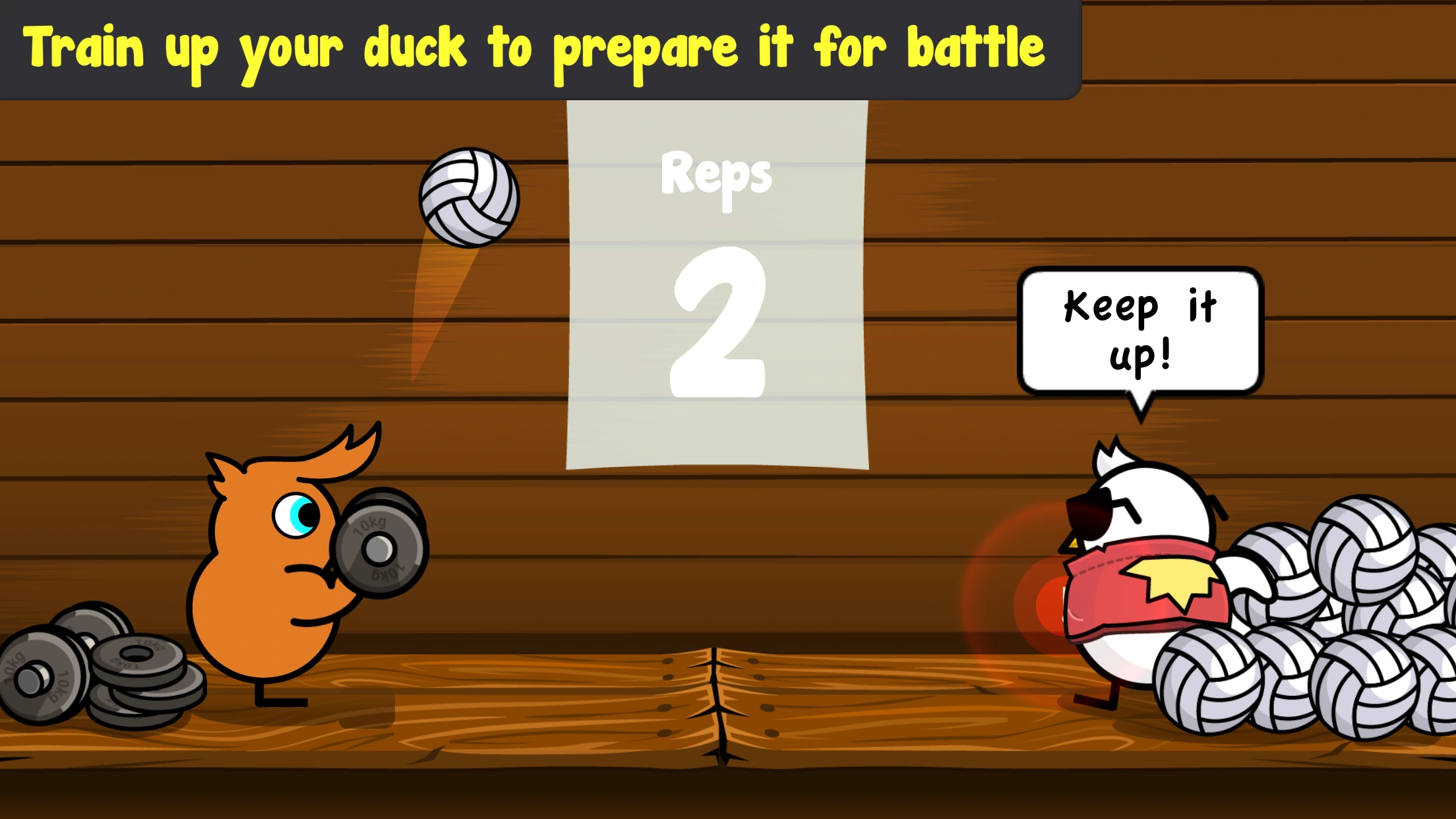 Train in Duck Life 7: Battle