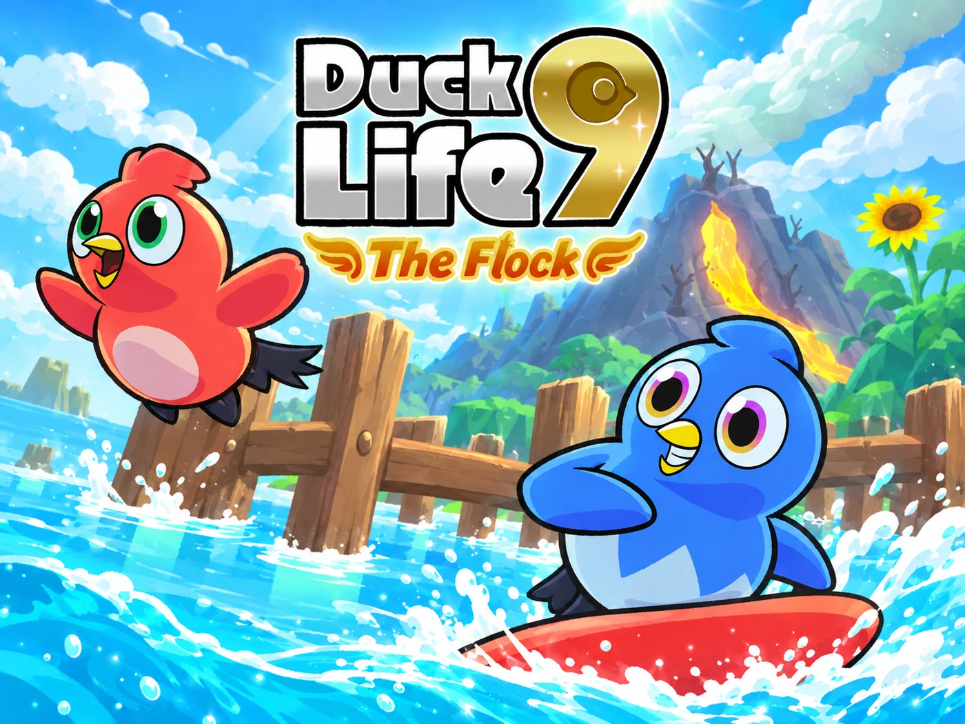 Duck Life 9: The Flock artwork